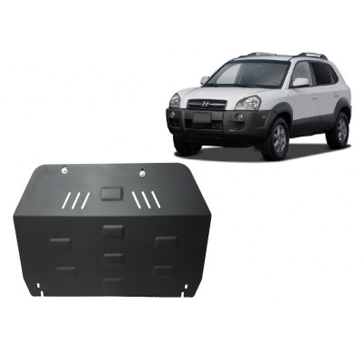 Cubre carter de Acero para Hyundai Tucson Año: 2004 - 2015 Grosor: "3"mm Todas las motorizaciones