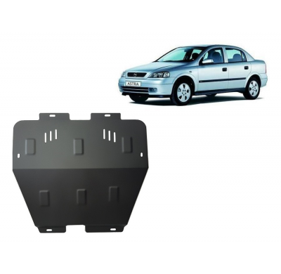 Cubre carter de Acero para Opel Astra G Año: 1997 - 2004 Grosor: "2"mm 1.4-2.0
