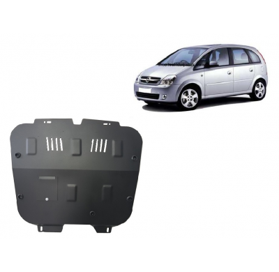 Cubre carter de Acero para Opel Meriva A Año: 2003 - 2010 Grosor: "2"mm Todas las motorizaciones