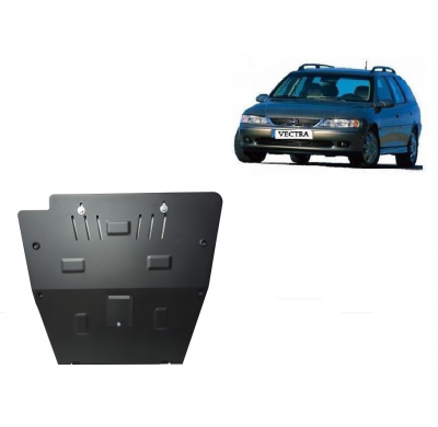 Cubre carter de Acero para Opel Vectra B Año: 1995 - 2001 Grosor: "2"mm Todas las motorizaciones