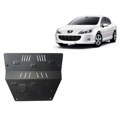 Cubre carter de Acero para Peugeot 407 Año: 2004 - 2011 Grosor: "2"mm Todas las motorizaciones