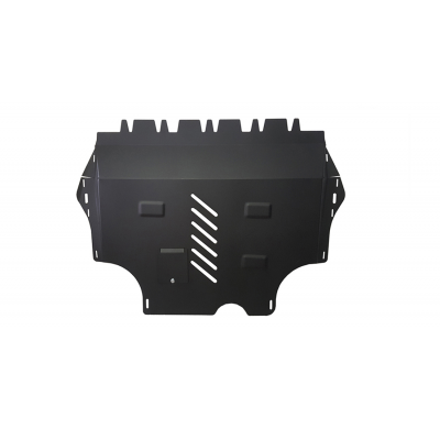 Cubre carter de Acero para VW Caddy - con WEBASTO Año: 2011 - 2020 Grosor: "2"mm Todas las motorizaciones