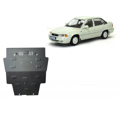 Cubre carter de Acero para Daewoo Cielo Año: 1995 - 2008 Grosor: "2"mm 1,5 16V