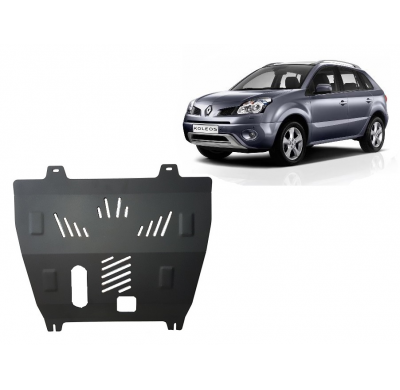 Cubre carter de Acero para Renault Koleos Año: 2008 - 2016 Grosor: "2"mm Todas las motorizaciones