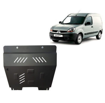 Cubre carter de Acero para Renault Kangoo Año: 1997 - 2008 Grosor: "2"mm Todas las motorizaciones