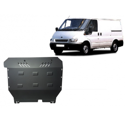 Cubre carter de Acero para el motor y caja de cambios del Ford Transit - Tracción delantera Año: 2001 - 2006 Grosor: "2"mm Todas