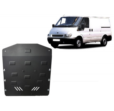 Cubre carter de Acero para el motor y caja de cambios del Ford Transit - Tracción trasera Año: 2001 - 2006 Grosor: "2"mm Todas l