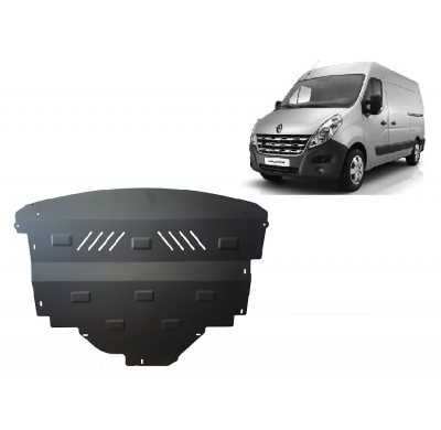 Cubre carter de Acero para Renault Master 3 Año: 2010 - 2024 Grosor: "2"mm Todas las motorizaciones