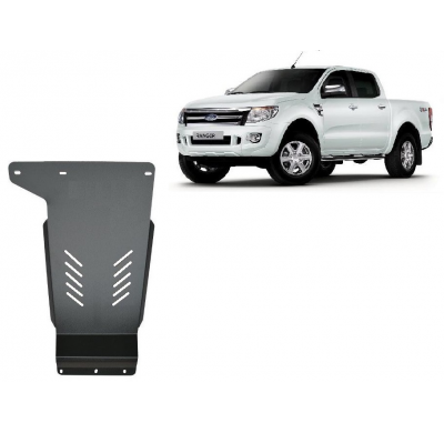 Protector de Acero para caja de cambios del Ford Ranger Año: 2011 - 2020 Grosor: "3"mm Todas las motorizaciones