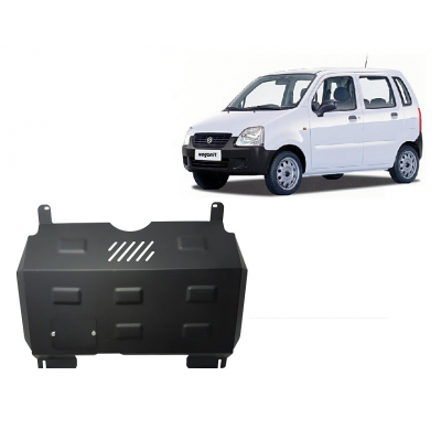 Cubre carter de Acero para el motor y caja de cambios del Suzuki Wagon R+ Año: 2000 - 2025 Grosor: "2"mm Todas las motorizacione