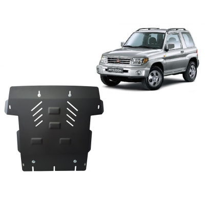 Cubre carter de Acero para Mitsubishi Pajero Pinin Año: 1997 - 2007 Grosor: "3"mm Todas las motorizaciones