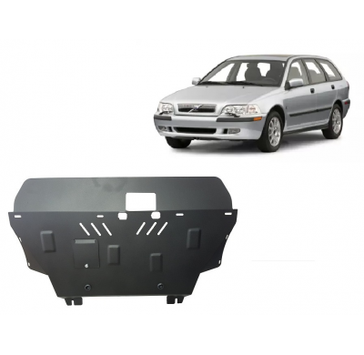 Cubre carter de Acero para Volvo V40 Año: 1995 - 2004 Grosor: "2"mm Todas las motorizaciones