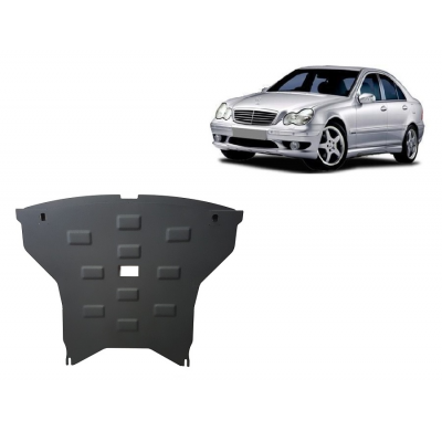 Cubre carter de Acero para Mercedes Clase C W203 Año: 2000 - 2007 Grosor: "2"mm 2.2 diésel