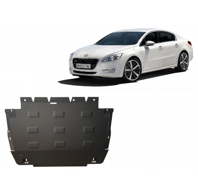 Cubre carter de Acero para Peugeot 508 Año: 2010 - 2018 Grosor: "2"mm Todas las motorizaciones