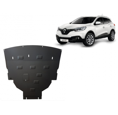 Cubre carter de Acero para Renault Kadjar Año: 2015 - 2022 Grosor: "2"mm Todas las motorizaciones