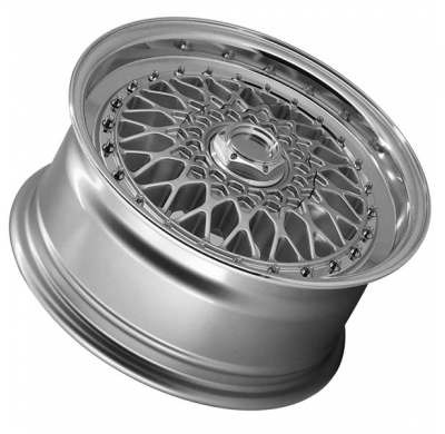 Llanta LENSO WHEELS BSX 7,5X16" BLANK ET38 CB73,1 PLATA ARO PULIDO