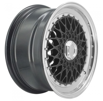 Llanta LENSO WHEELS BSX 7,5X16" BLANK ET25 CB73,1 NEGRO ARO PULIDO