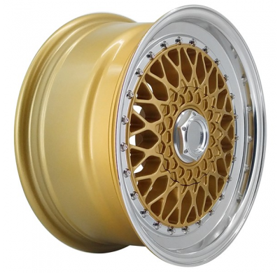 Llanta LENSO WHEELS BSX 7,5X16" BLANK ET25 CB73,1 ORO ARO PULIDO