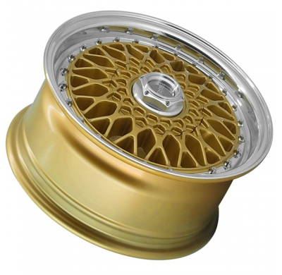 Llanta LENSO WHEELS BSX 7,0X15" BLANK ET20 CB73,1 ORO ARO PULIDO