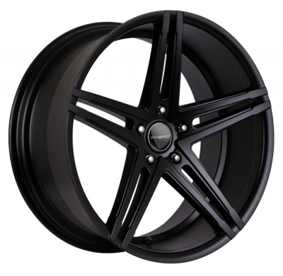 Llanta SPACWHEELS ATLANTIC 10,5X22 5X120 ET 45 NEGRO MATE