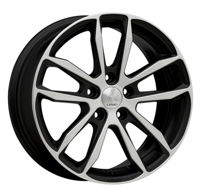 Llanta LENSO WHEELS FORZA 7,0X16" 5X112 ET45 CB73,1 NEGRO PULIDO