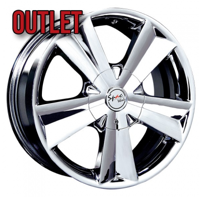 Llanta SPACWHEELS DELTA 7.5X17  5x108 ET 42 CROMADO  72,6