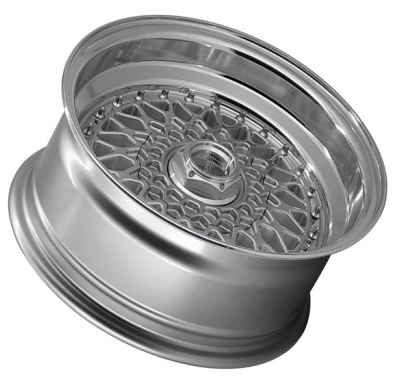 Llanta LENSO WHEELS BSX 8,0X15" 4X100/108 ET25 CB73,1 PLATA ARO PULIDO