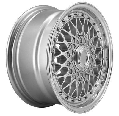 Llanta LENSO WHEELS BSX 7,0X15" 5X112 ET20 CB73,1 PLATA ARO PULIDO