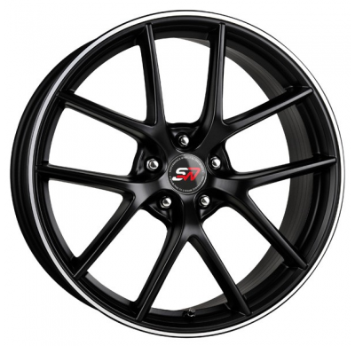 Llanta SPACWHEELS VECTOR 7,5X17" 5X BLANK ET35 CB74,1 NEGRO MATE