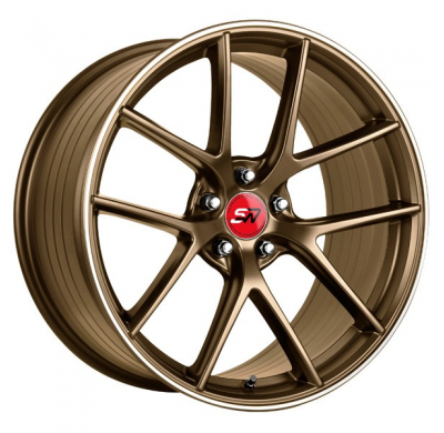 Llanta SPACWHEELS VECTOR 7,5X17" 4X BLANK ET35 CB74,1 BRONCE