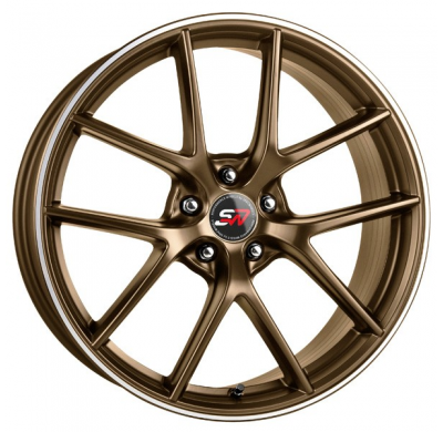 Llanta SPACWHEELS VECTOR 7,5X17" 5X BLANK ET35 CB74,1 BRONCE