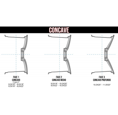 Llanta VERTINI WHEELS RFS1.1 9,0X18" BLANK ET35 CB73,1 BRONCE