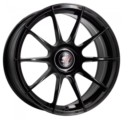 Llanta SPACWHEELS RW22 8,0X18" BLANK ET35 CB73,1 BLACK GLOSS