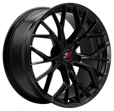 Llanta SPACWHEELS PW33 8,0X18" BLANK ET30 CB73,1 BLACK GLOSS