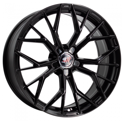 Llanta SPACWHEELS PW33 8,5X19" 5X112 ET40 CB73,1 BLACK GLOSS
