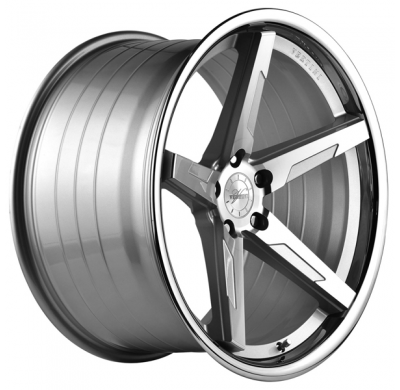Llanta VERTINI WHEELS RFS1.7 9,0X20" 5X115 ET40 CB73,1 PLATA ARO INOX
