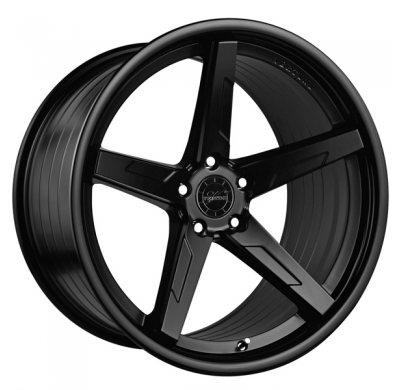 Llanta VERTINI WHEELS RFS1.7 9,0X20" 5X112  ET35 CB73,1 NEGRO ARO INOX NEGRO