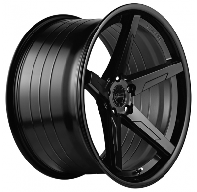 Llanta VERTINI WHEELS RFS1.7 9,0X20" 5X112  ET35 CB73,1 NEGRO ARO INOX NEGRO