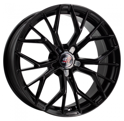 Llanta SPACWHEELS PW33 8,0X18" BLANK ET40 CB73,1 BLACK GLOSS