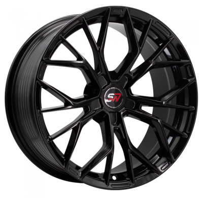Llanta SPACWHEELS PW33 8,0X18" BLANK ET35 CB73,1 BLACK GLOSS