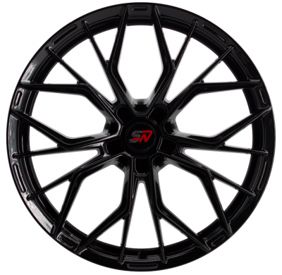 Llanta SPACWHEELS PW33 8,5X19" BLANK ET35 CB73,1 BLACK GLOSS
