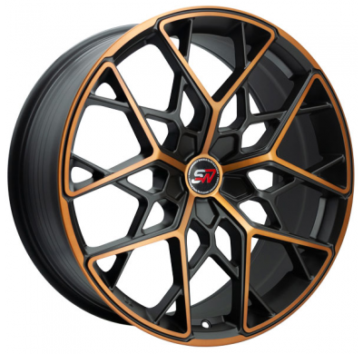 Llanta SPACWHEELS PW29 8,5X20" BLANK ET35 CB73,1 BLACK FACE DARK GOLD