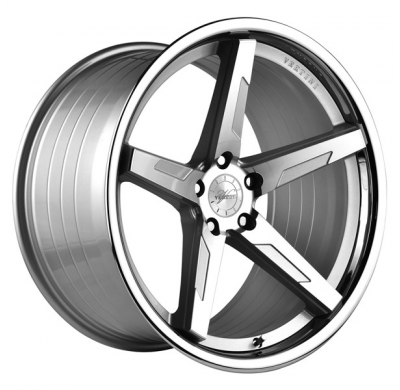 Llanta VERTINI WHEELS RFS1.7 9,0X22" 5X115 ET45 CB73,1 PLATA ARO INOX