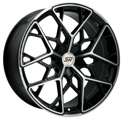 Llanta SPACWHEELS PW29 8,5X20" BLANK ET35 CB73,1 BLACK MACHINE FACE