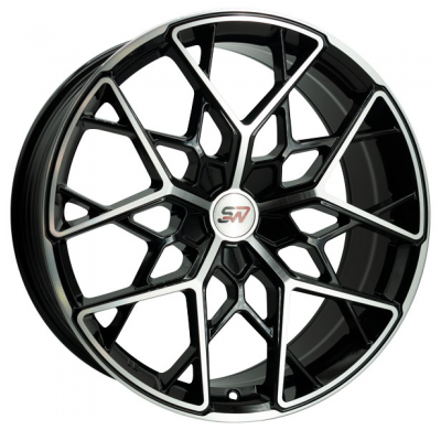 Llanta SPACWHEELS PW29 8,5X20" BLANK ET35 CB73,1 BLACK MACHINE FACE