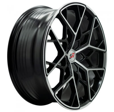 Llanta SPACWHEELS PW29 8,5X20" BLANK ET35 CB73,1 BLACK MACHINE FACE