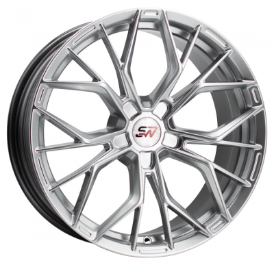 Llanta SPACWHEELS PW33 8,0X18" BLANK ET40 CB73,1 HYPER SILVER