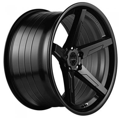 Llanta Vertini Wheels Rfs1.7 10,5x22" Blank Et35 Cb73,1 Negro Aro Inox Negro