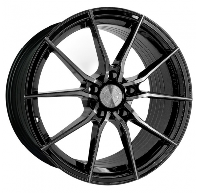 Llanta Vertini Wheels Rfs1.2 8,0x18" 5x112 Et40 Cb73,1 Negro Tintado