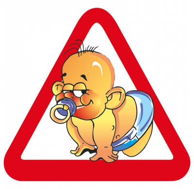 Pegatina Bebé a Bordo - 12,5x11,9cm